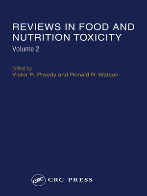 cover image of Reviews in Food and Nutrition Toxicity, Volume 2
